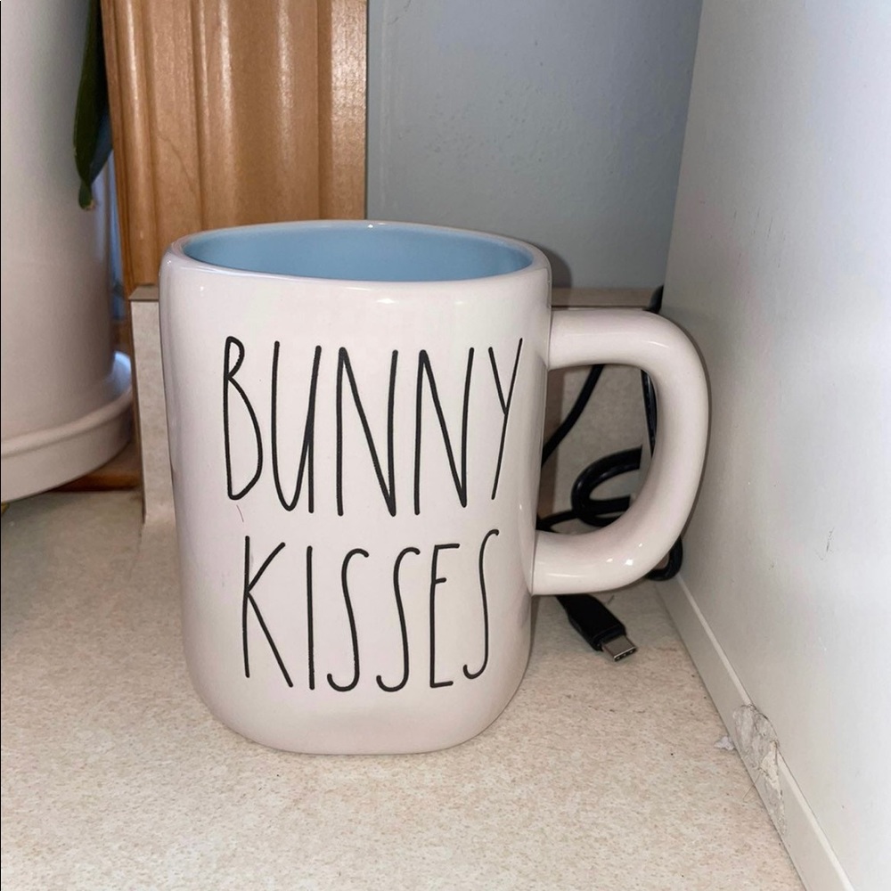 Rae dunn bunny kisses mug Easter - yes